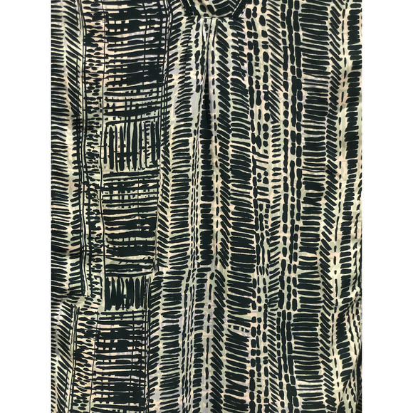 NWOT‎ Halogen Nordstrom Green Patterned Sleeveless Blouse XL - Picture 16 of 16